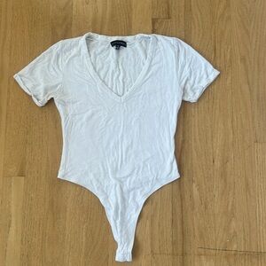 JLUX LABEL V-neck bodysuit